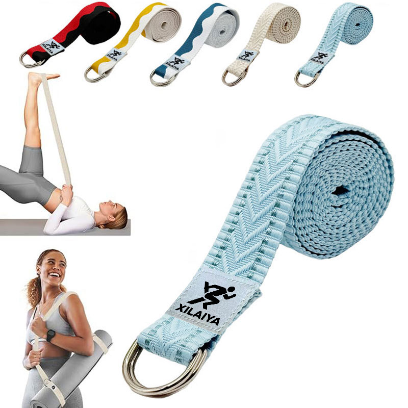 Pilates Yoga Matte - حزام قابل للتعديل مضاد للانزلاق، مناسب