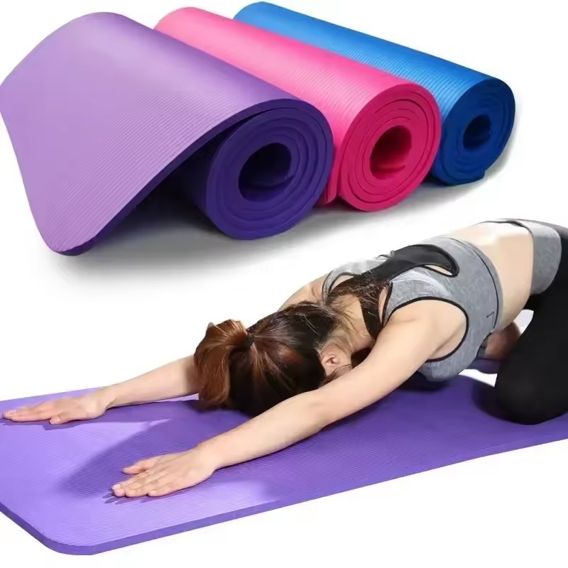 Pilates Yoga Matte - 1 سنتيمتر سميكة اليوغا حصيرة المضادة