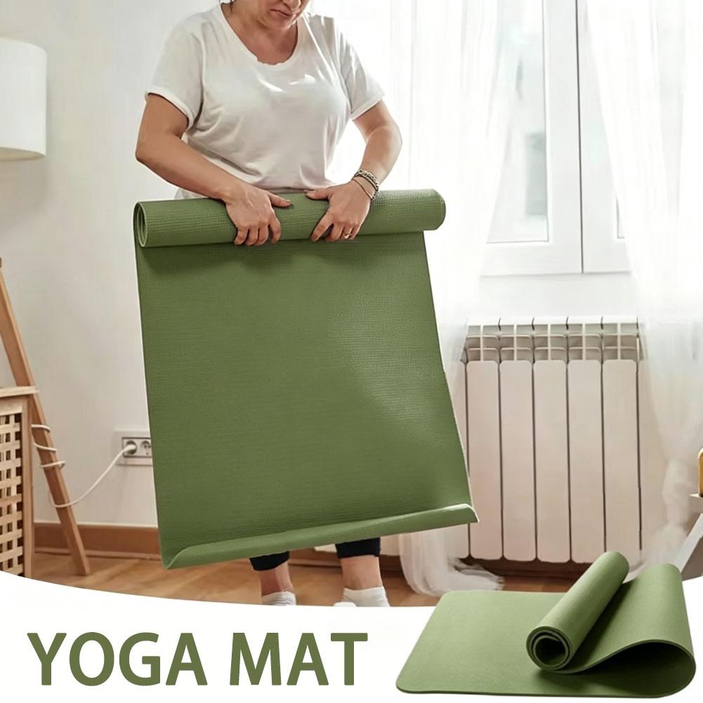 سجادة يوجا سميكة مضادة للانزلا - مراجعة Pilates Yoga Matte وسعره