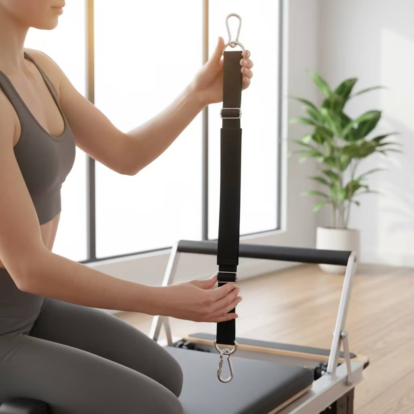 حزام خطاف قابل للتعديل، حزام خ - مراجعة Pilates & Yoga Reversible Mockneck Sweatshirt وسعره