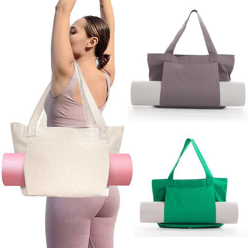 حقيبة يوجا قماشية كبيرة السعة  - مراجعة Pilates Yoga Matte وسعره
